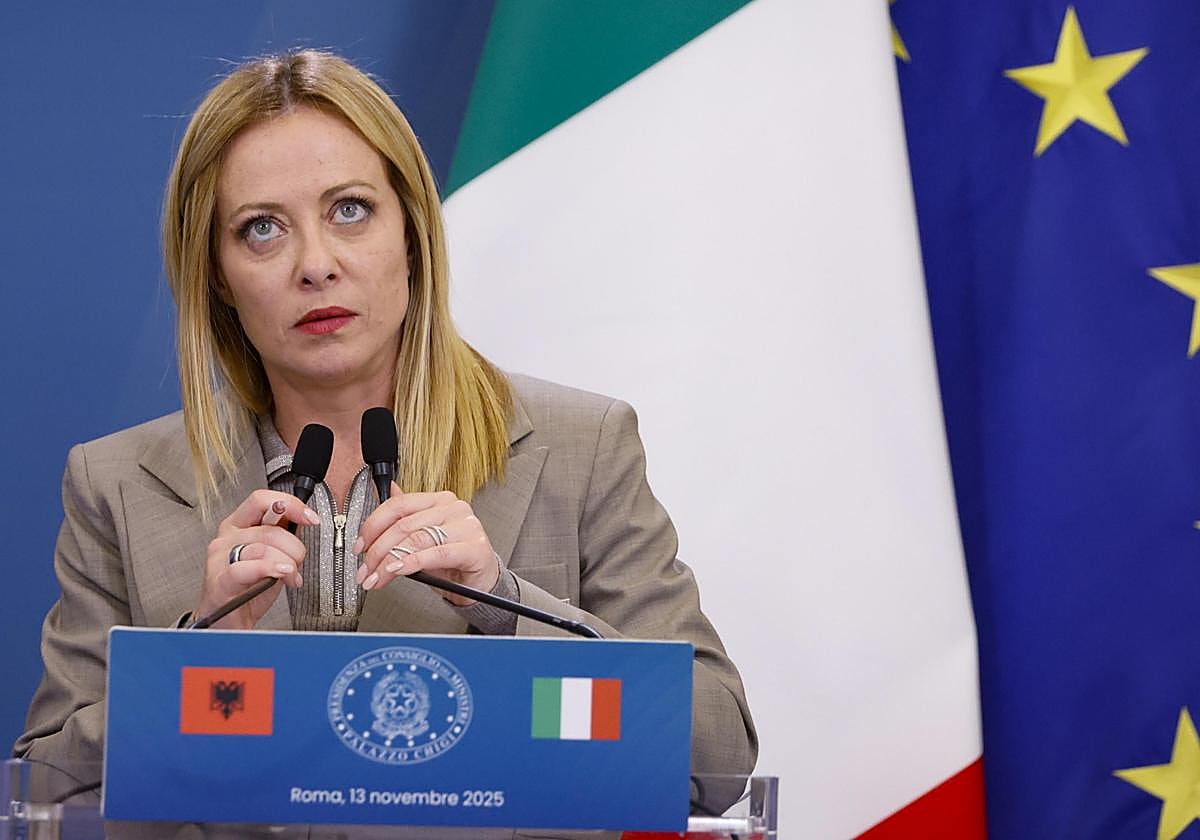 La primera ministra italiana, Giorgia Meloni