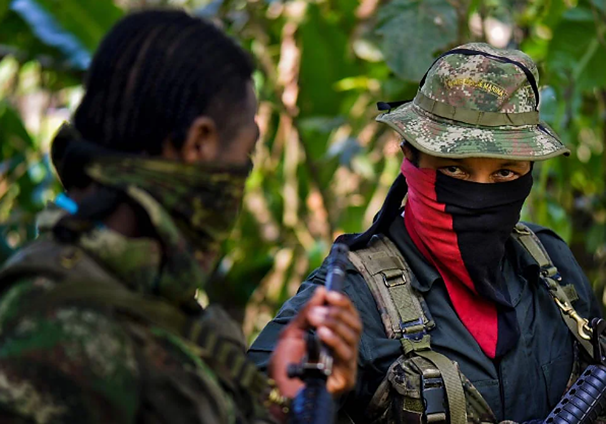 Guerrilleros del ELN, en una imagen de archivo