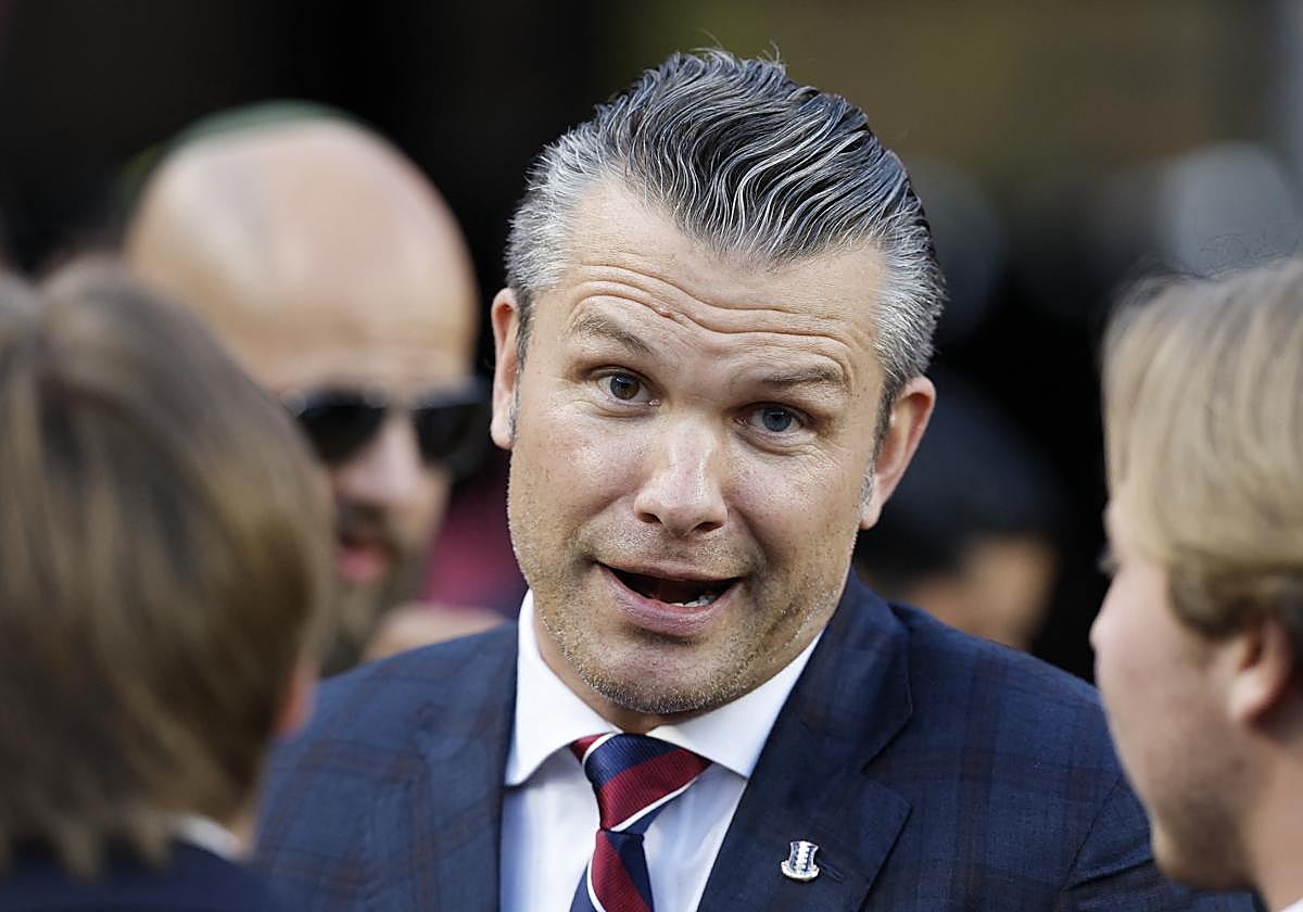 El secretario de Guerra, Pete Hegseth, en una imagen de archivo.
