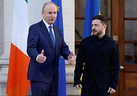 Ucrania confirma que drones desconocidos pasaron cerca del avión de Zelenski en su viaje a Irlanda