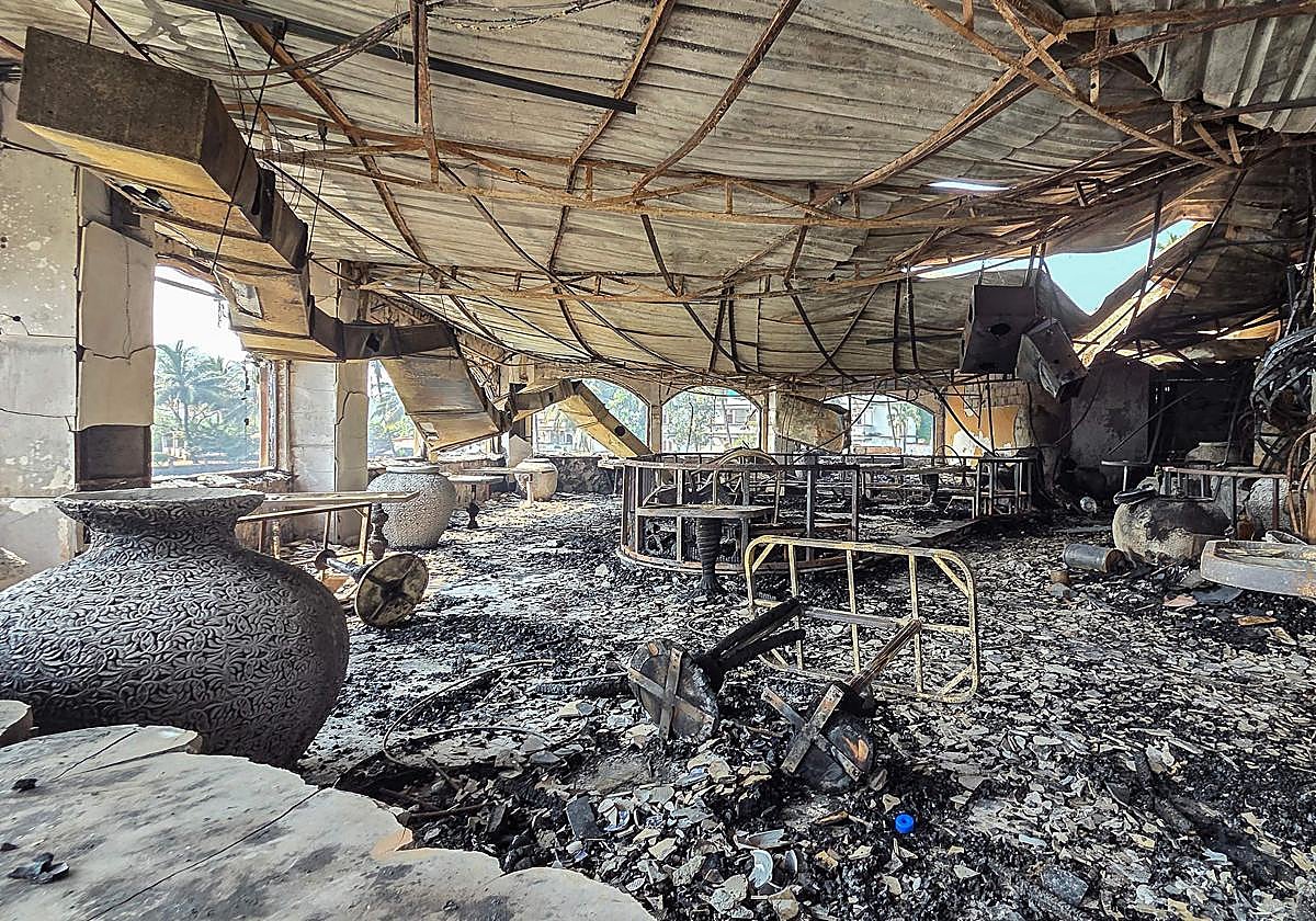 Discoteca incendiada en el estado indio de Goa, al oeste del país, y en la que han muerto al menos 25 personas