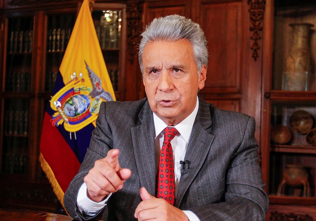 El expresidente de Ecuador Lenín Moreno en una imagen de archivo.