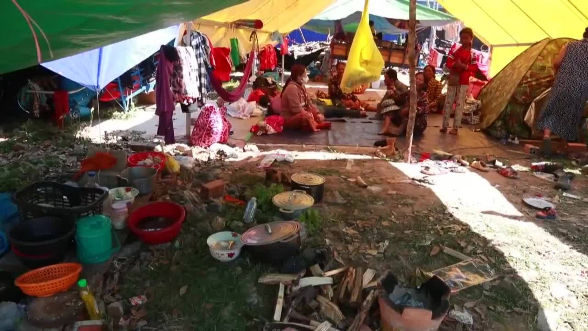 Más de 54.000 camboyanos son desplazados por los enfrentamientos fronterizos con Tailandia