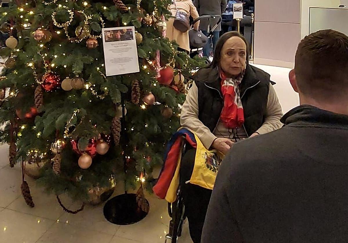 Corina Parisca, la madre de María Corina Machado, en Oslo