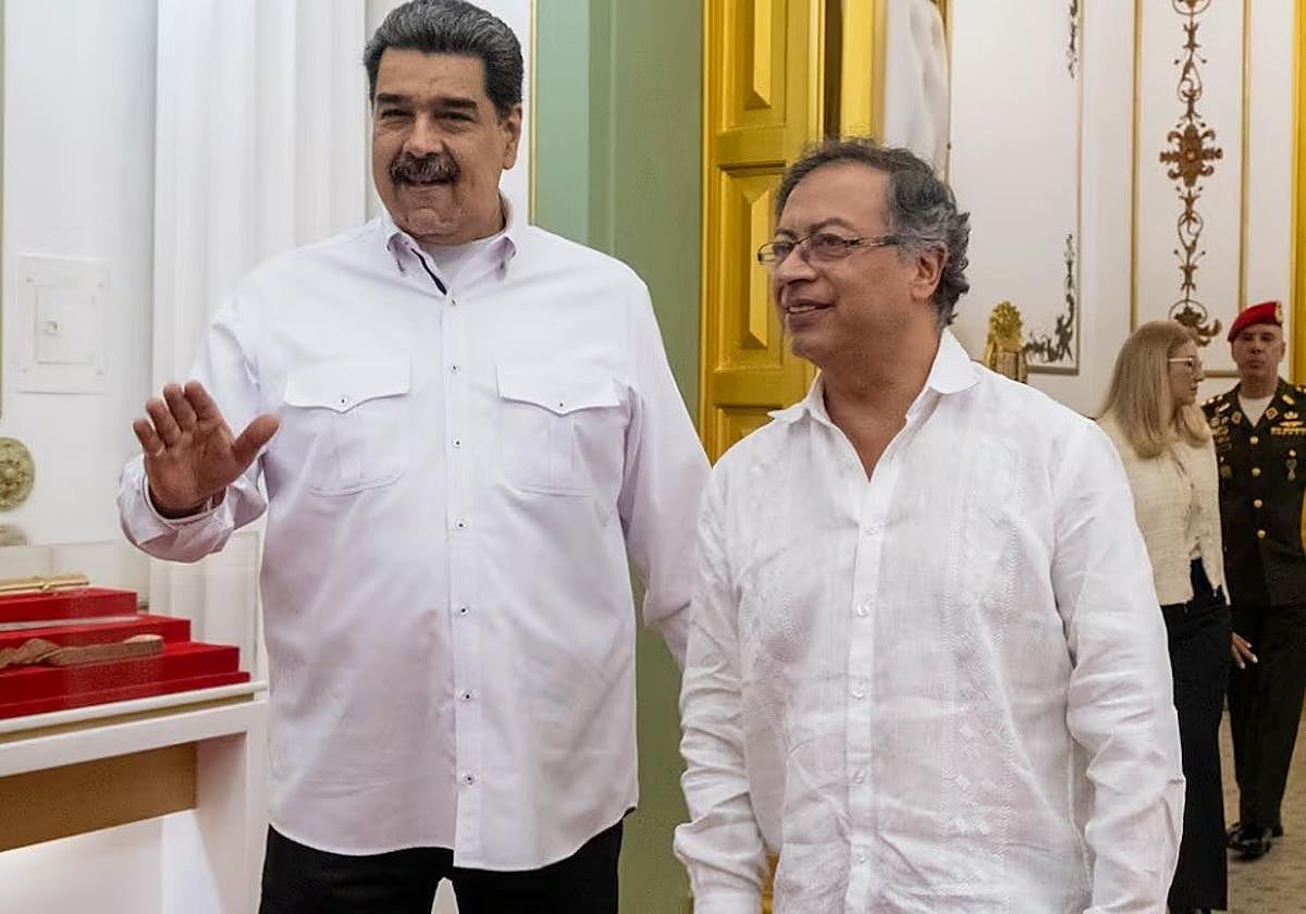 Petro llama «dictador» a Maduro, pero rechaza que sea un «narcotraficante»