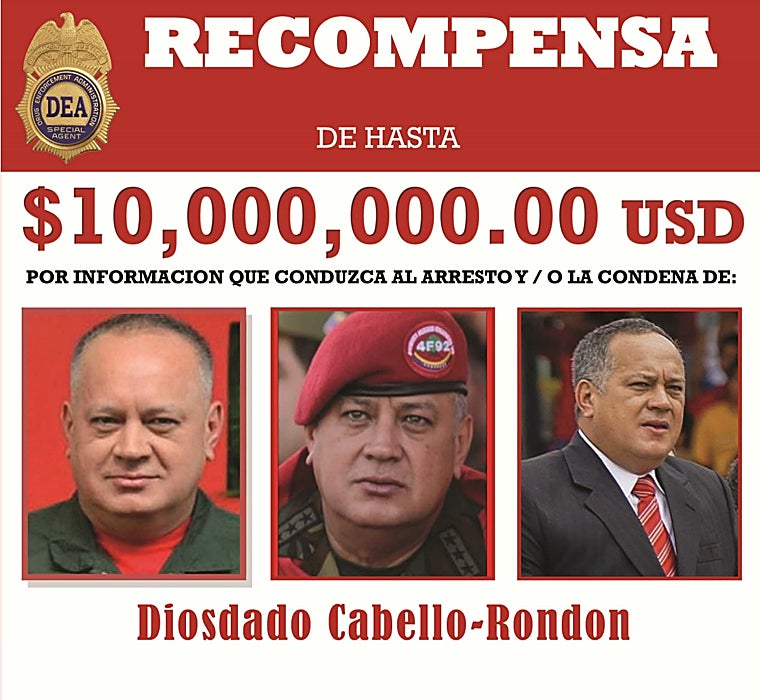 Diosdado: el último objetivo pendiente de la justicia de EE.UU.