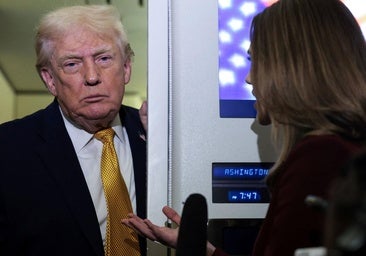 Trump asegura que él está al mando en Venezuela y que tardará 18 meses en levantar el sector del petróleo