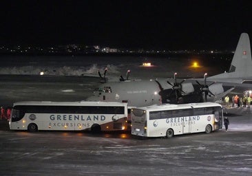 El 'desembarco' europeo en apoyo de Groenlandia cabe en dos autobuses