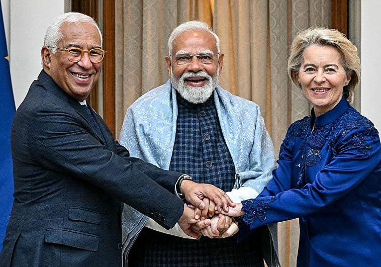 India y la Unión Europea cierran un acuerdo de libre comercio en plena guerra arancelaria de Trump