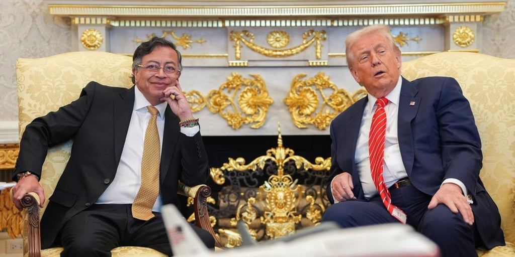 Trump recibe a Petro en la Casa Blanca en un encuentro discreto y crucial para las relaciones entre EE.UU. y Colombia