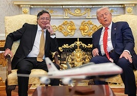 Trump recibe a Petro en la Casa Blanca con la máxima discreción para rebajar la tensión del último año