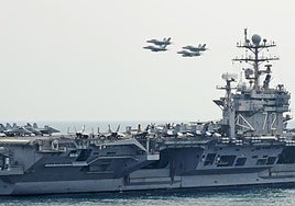 EE.UU. derriba un dron iraní que se aproximó a su portaviones en el mar Arábigo