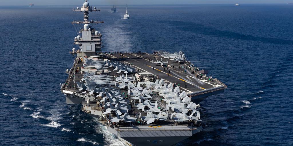 Trump envía al portaaviones Gerald R. Ford a Oriente Próximo en mitad de las crecientes tensiones con Irán