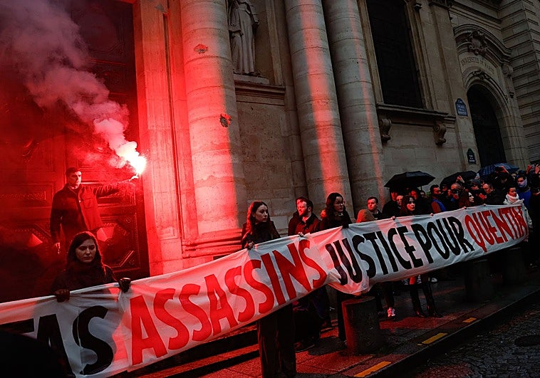 Tensión en Francia por la muerte de un joven ultraderechista en una paliza de la extrema izquierda