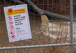 Un vertido histórico de aguas fecales en el río de Washington lleva a Trump a movilizar recursos federales