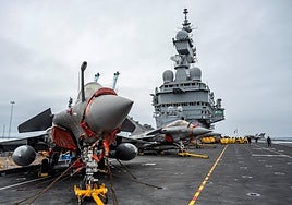 Suecia confirma que el dron interceptado cerca del portaviones francés Charles de Gaulle era ruso