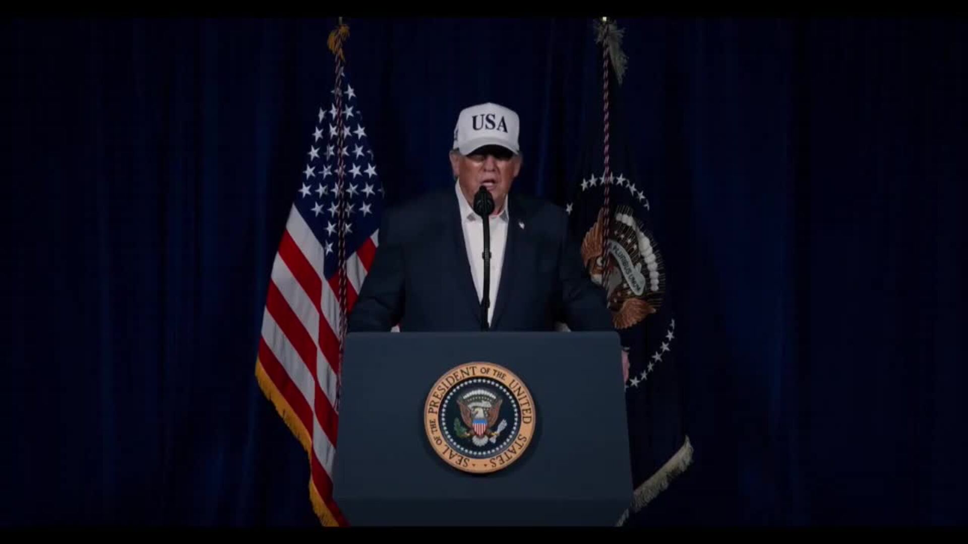 Trump dice que el objetivo del ataque contra Irán es "eliminar amenazas inminentes"