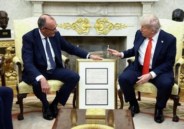 Trump recibe a Merz en la Casa Blanca en plena tensión por la guerra de Irán