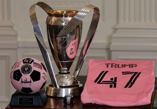 Regalos para el presidente Trump de parte del Inter de Miami