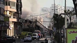 Israel destruye una sucursal de la institución financiera de Hezbolá en Beirut