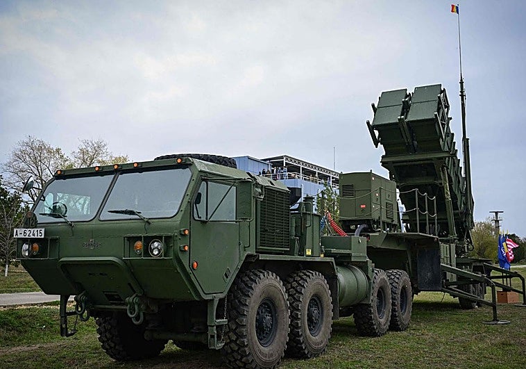 Un lanzacohetes del sistema Patriot