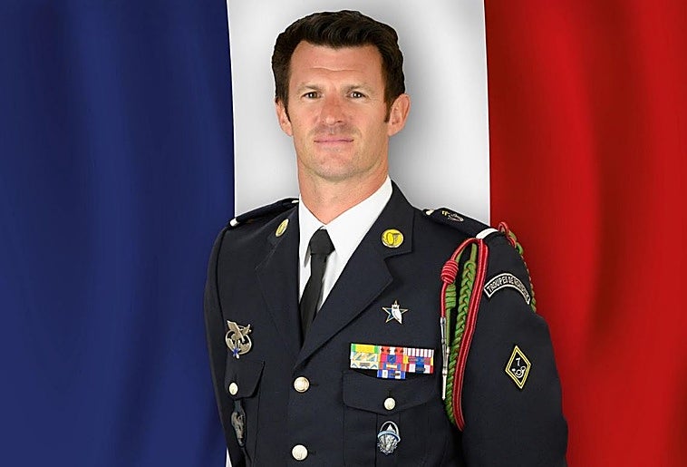 El militar francés Arnaud Frion fallecido en un ataque en Irak.