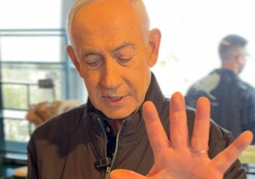 El primer ministro de Israel en una imagen del vídeo.