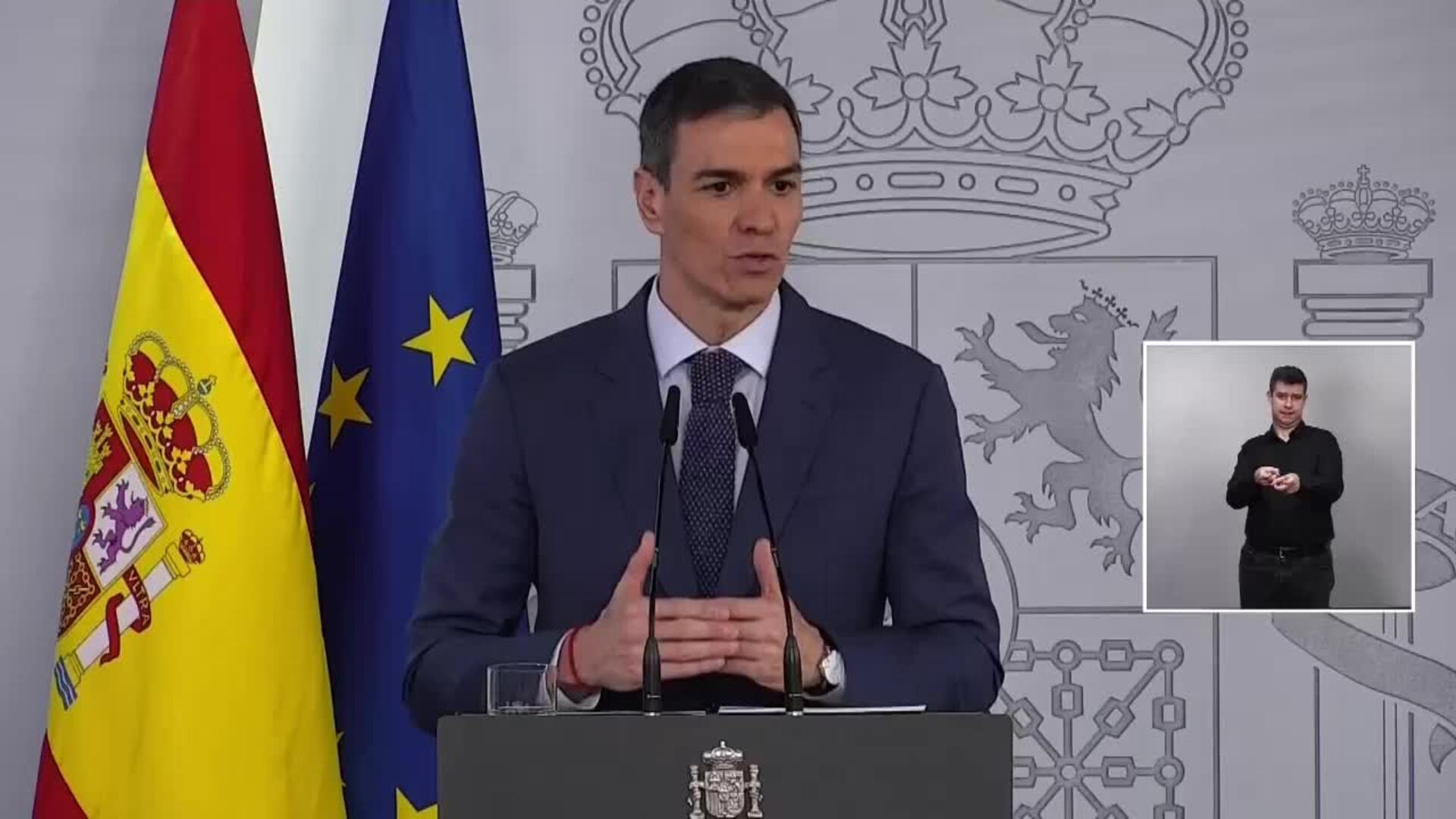 Sánchez recalca que el 'no a la guerra' no es solo un grito de España ...