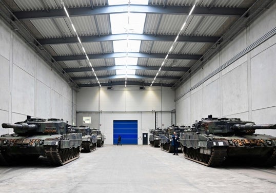 Tanques de la empresa alemana Rheinmetall.