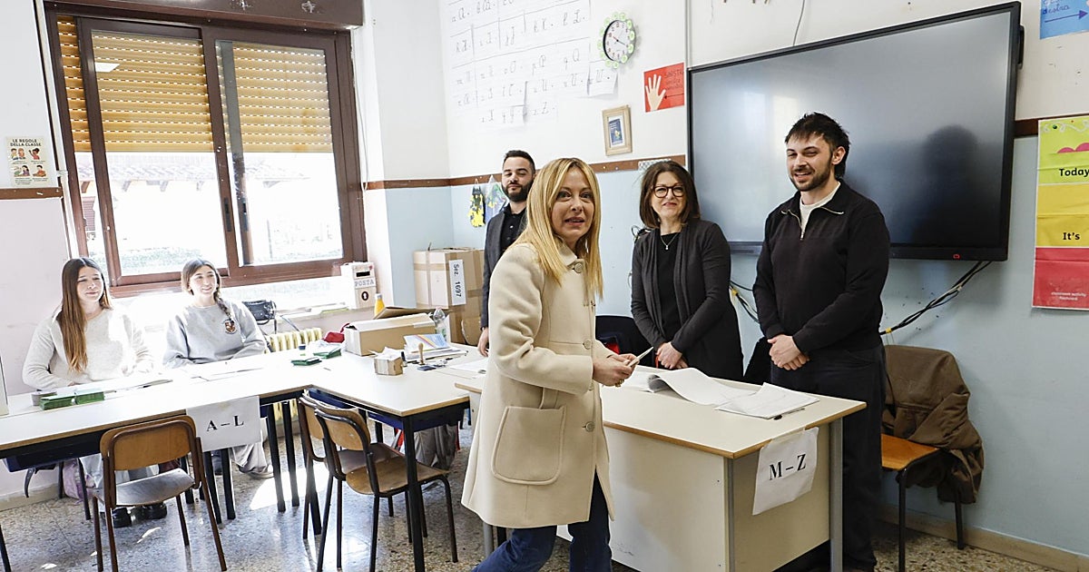 Revés para Meloni: los primeros resultados del referéndum sobre la reforma judicial apuntan al 'no'