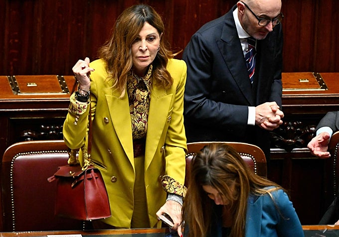 La todavía titular de la cartera de Turismo en Italia, Daniela Santanchè.