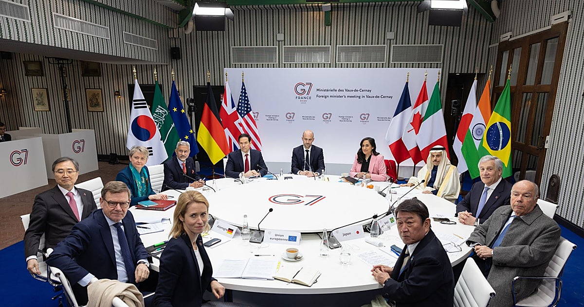 Marco Rubio pide a los países del G7 que no permitan a Irán «establecer un peaje» en el estrecho de Ormuz