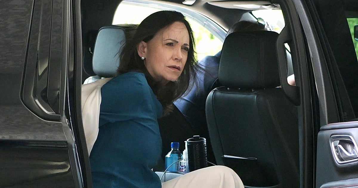 Rubio recibe a Machado tras decir que Venezuela tendrá una transición completa