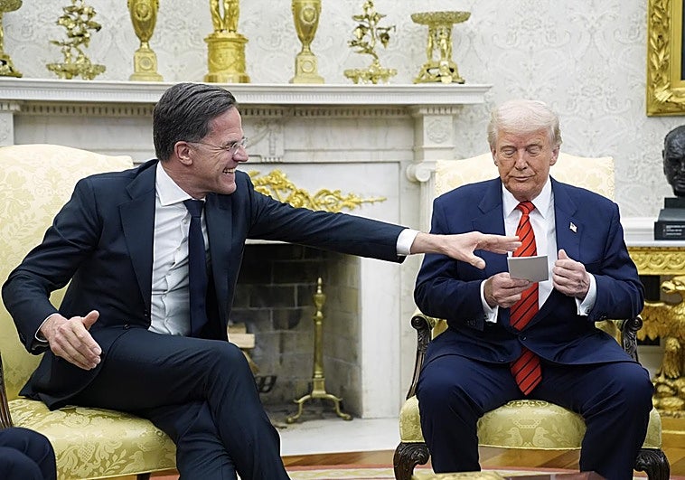 El secretario general de la OTAN, Mark Rutte, ha intentado siempre agradar a Trump para mantener a EE.UU. dentro de la OTAN.