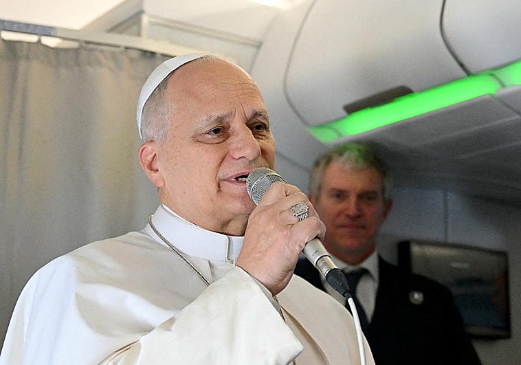 León XIV le responde: «No tengo intención de entrar en debate con él»