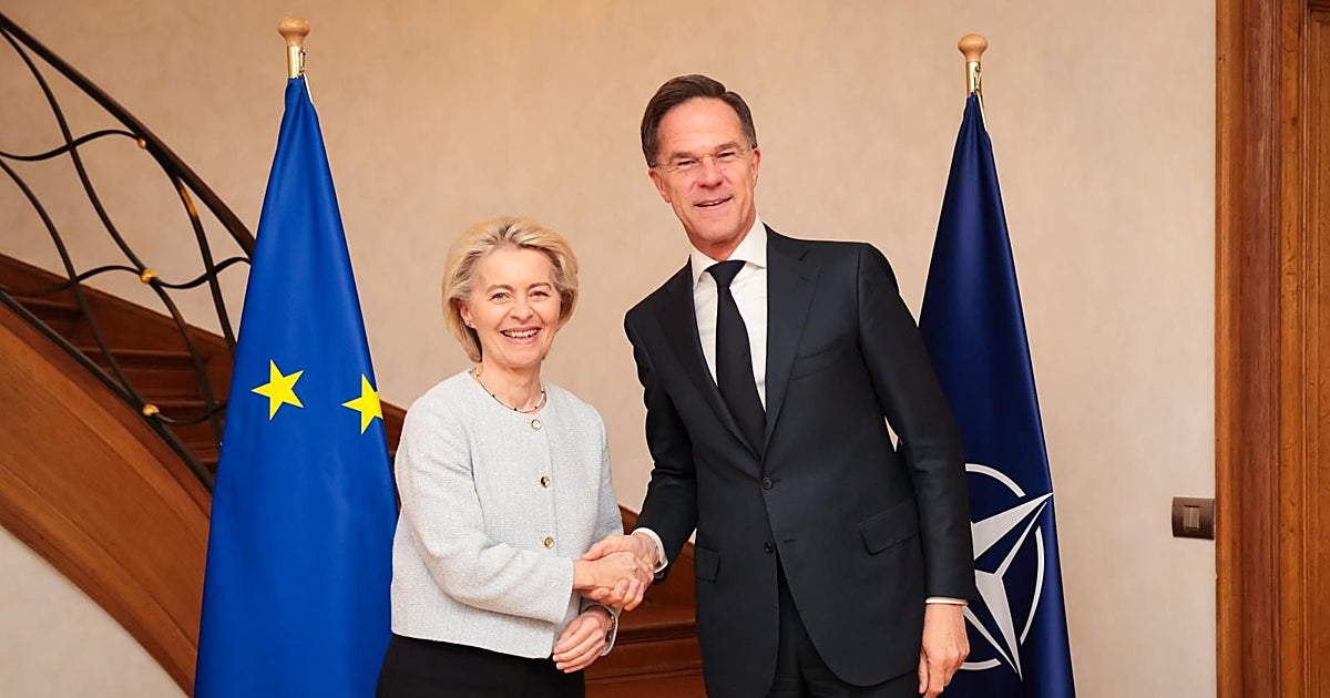 Rutte y Von der Leyen analizan la defensa europea ante la crisis de la OTAN