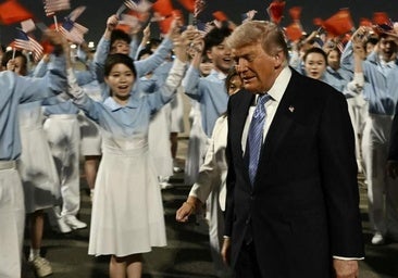 Una China «agradecida» y triunfalista recibe a Donald Trump