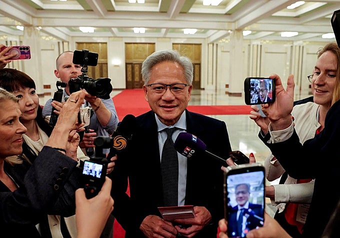 Jensen Huang es una figura muy popular en China por su origen taiwanés.
