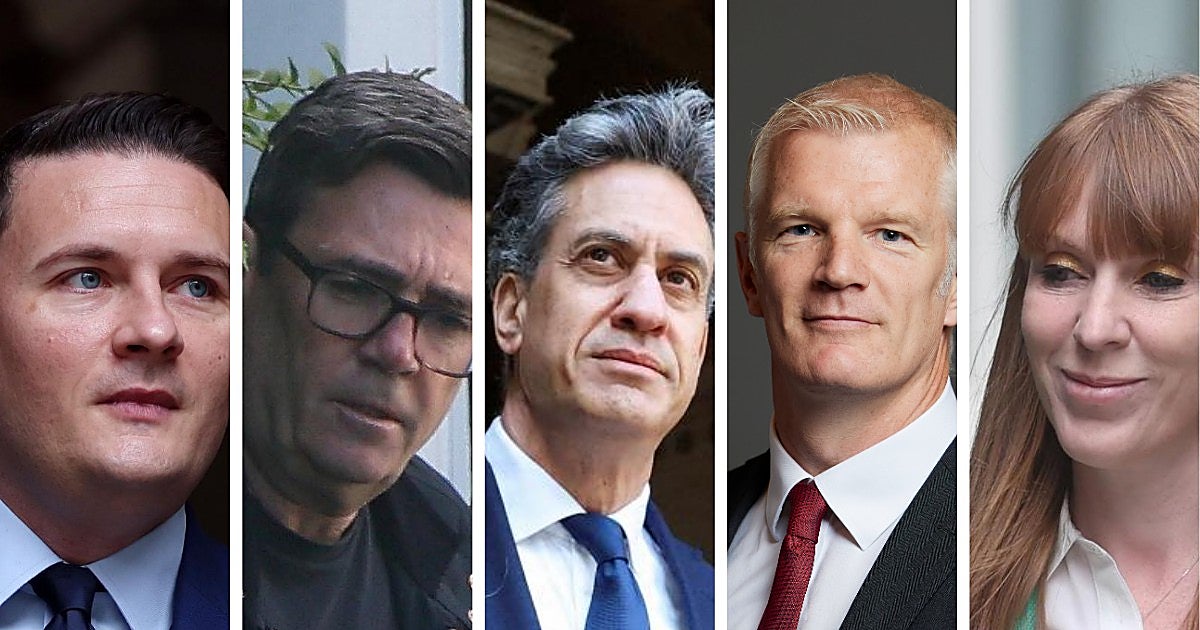 Los cinco aspirantes al liderazgo laborista tras el desplome electoral de Starmer