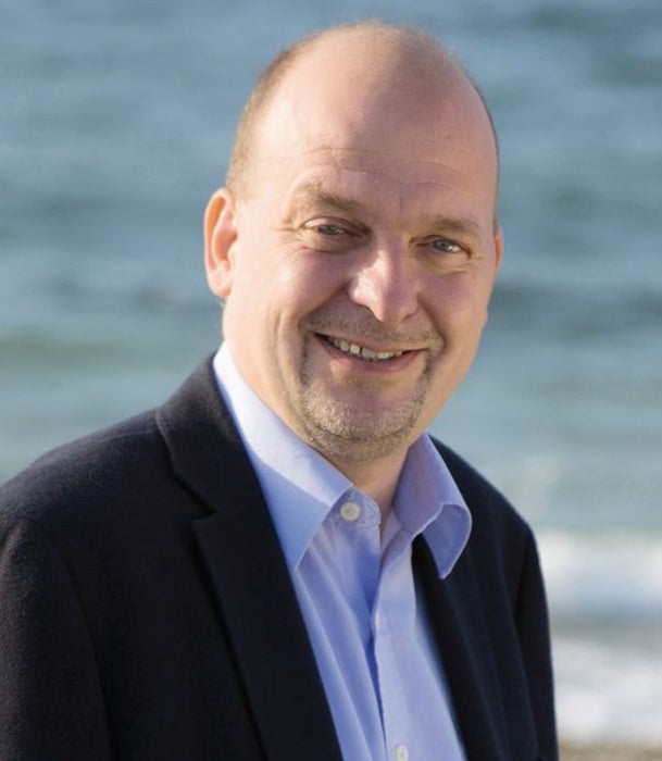 El alcalde de Fehmarn, Jörg Weber.