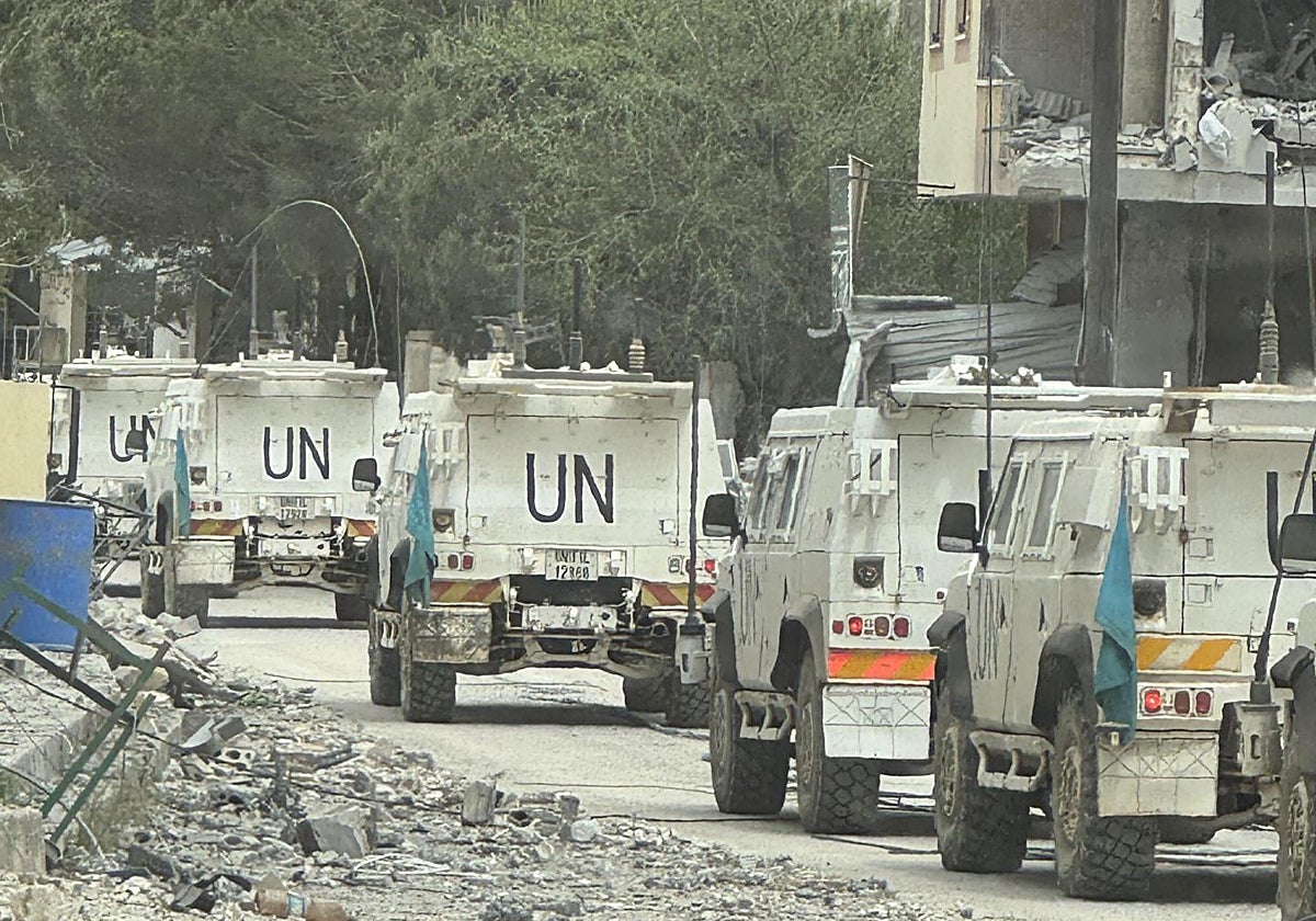 La Fuerza Interina de Naciones Unidas en el Líbano (Finul) escoltó al convoy que llevaba suministros a los pueblos.