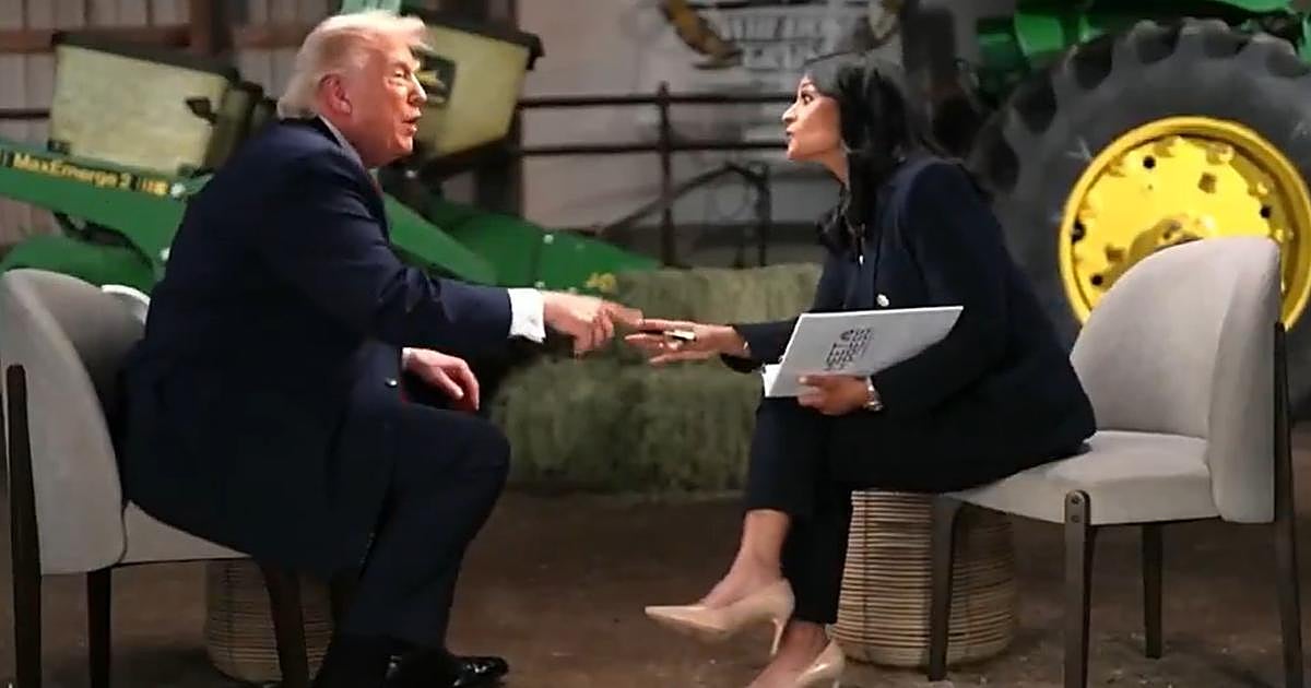 Trump abandona furioso una entrevista en la NBC e insulta a 