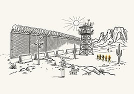 La frontera blindada de Donald Trump