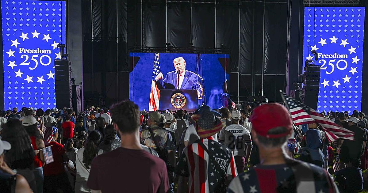 Trump celebra los 250 años de EE.UU. como el triunfo de su presidencia