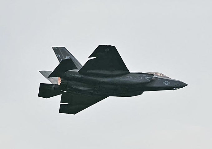 Cazabombardero F-35 estadounidense.