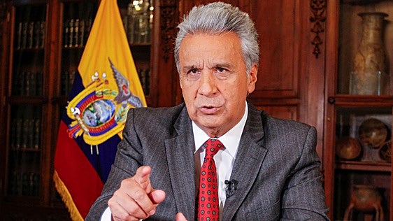 La Fiscalía de Ecuador pide seis años y medio de cárcel para el expresidente Lenín Moreno por un soborno de China