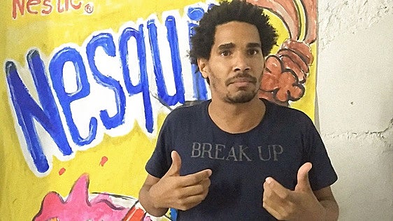 El artista y disidente cubano Luis Manuel Otero Alcántara, desaparecido tras su excarcelación