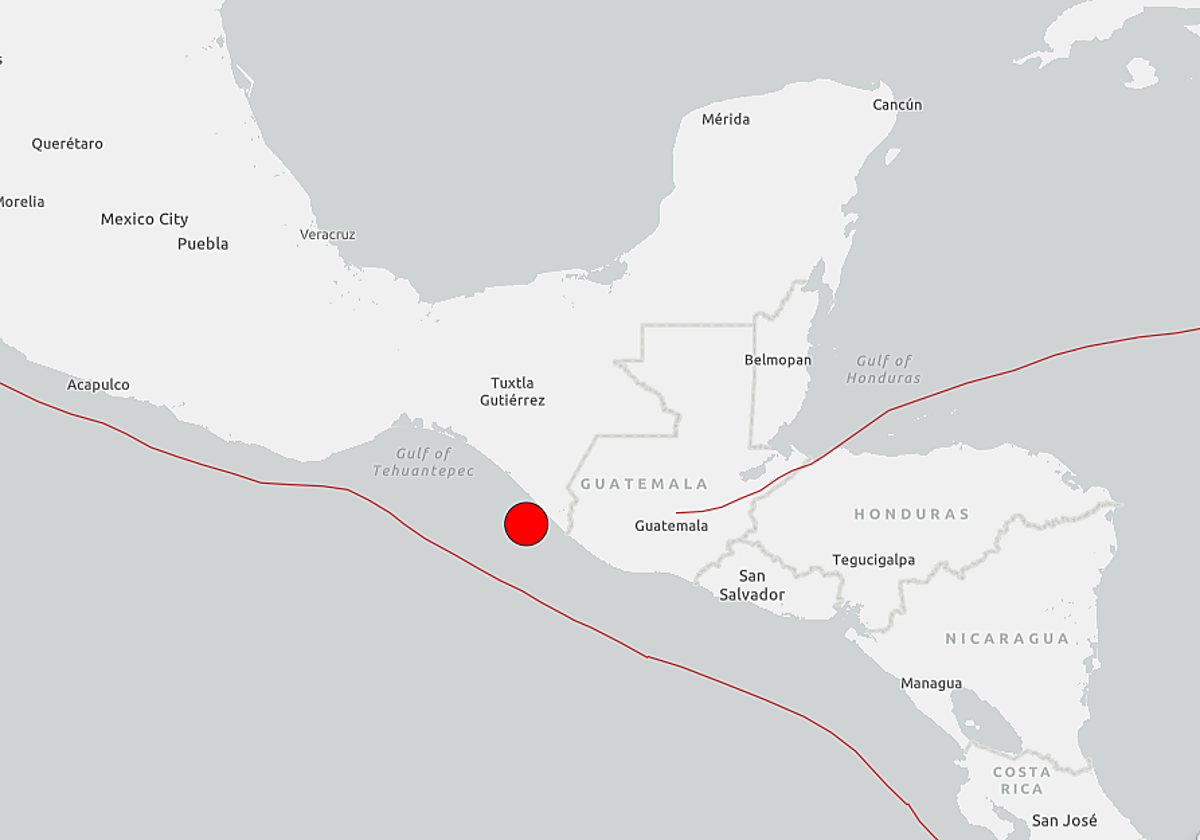 Alerta de tsunami en México y Guatemala tras un terremoto de 7,3 frente a su costa en el Pacífico
