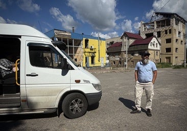 Los taxistas de la guerra de Ucrania