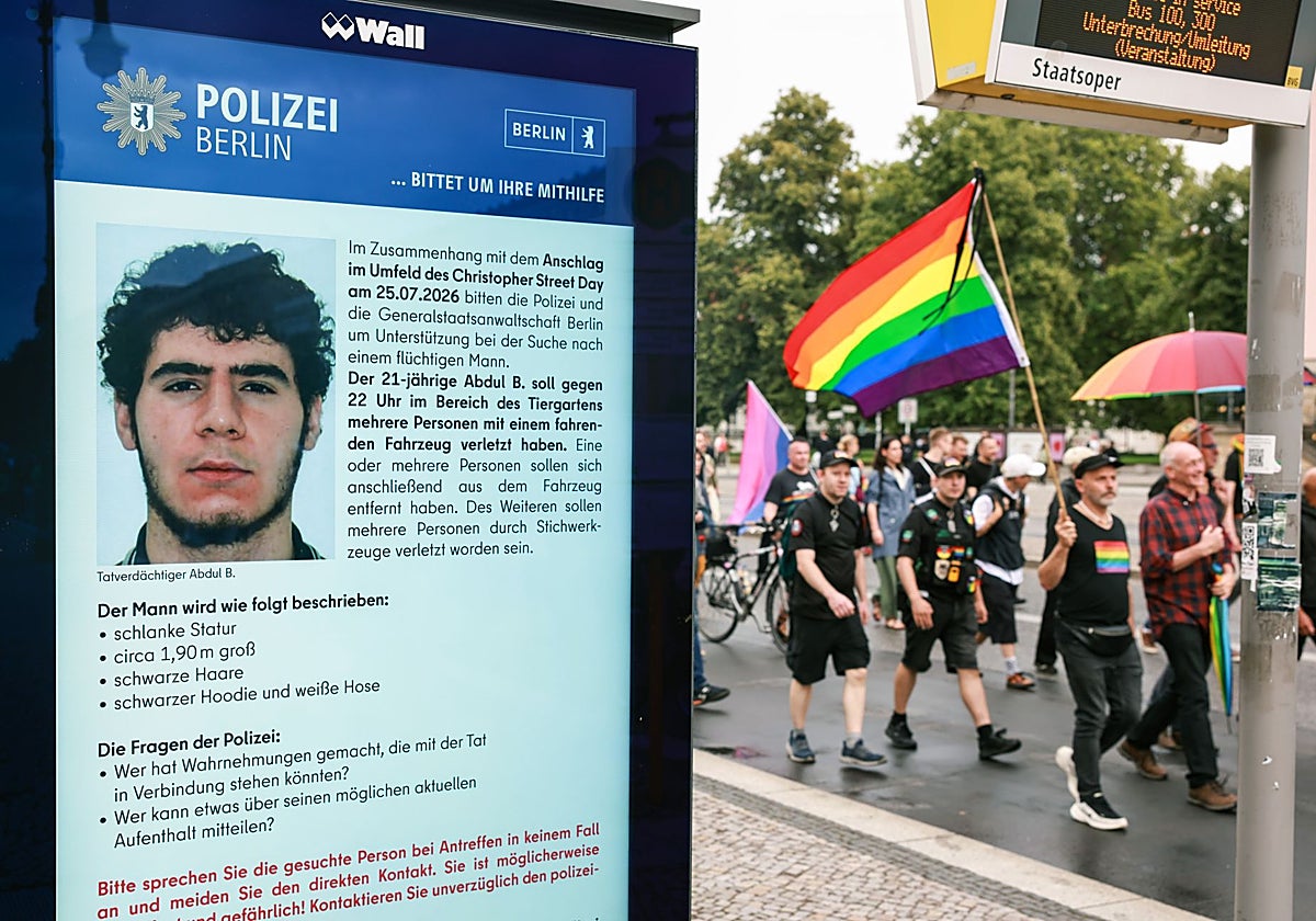 Quién es Abdul Ballout, el sospechoso del atentado en el Orgullo en Berlín que fue repatriado del Líbano por ser ciudadano alemán